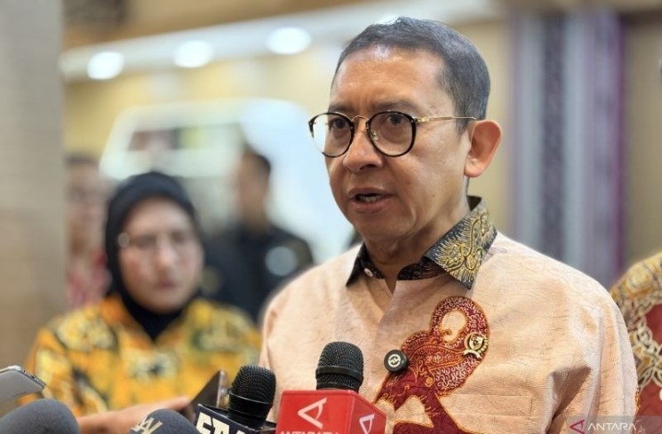 Culture Minister Fadli Zon stated that comedy can serve as a neutral platform to deliver criticism of the government during an interview in Jakarta on Wednesday, September 24, 2025. /ANTARA/Hreeloita Dharma Shanti.
