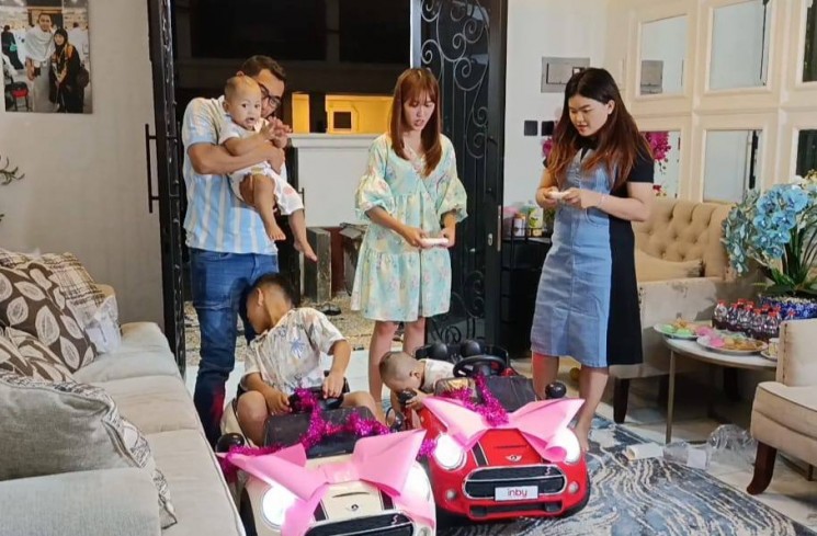 Sahafira Inby Chandra, Sherly, Raffa, Raffi dan lainnya. (ist)