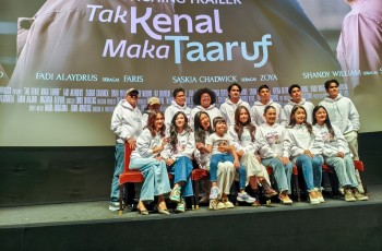 Keren! Saskia Chadwick dan Fadi Alaydrus, jadi Pasangan Romantis di Film 'Tak Kenal Maka Taaruf'
