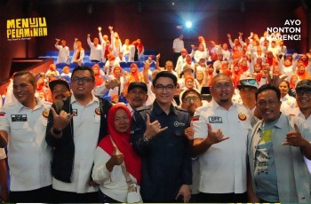 Andre Rosiade Ketum DPP IKM Gelar Nobar Film Menuju Pelaminan, Seribu Perantau Minang Rasakan Hangatnya Pulang Kampung