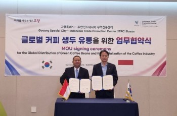 IndonesiaKorsel Teken MoU Dorong Pemasaran Kopi RI di Goyang