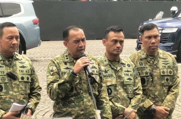 Archives: Head of the Indonesian National Armed Forces Information Center (Puspen) Major General TNI Freddy Ardianzah during rehearsal of the TNI Anniversary at Monas, Central Jakarta, Friday (October 3, 2025). ANTARA/Walda Marison.
