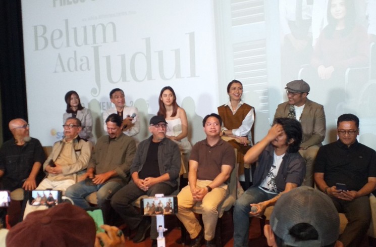 Bucek Depp dan Para Pemain Film 'Belum Ada Judul'. (ist)