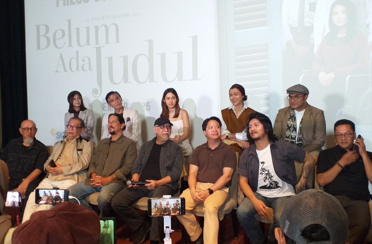 Bucek Depp dan Para Pemain Film 'Belum Ada Judul'. (ist)