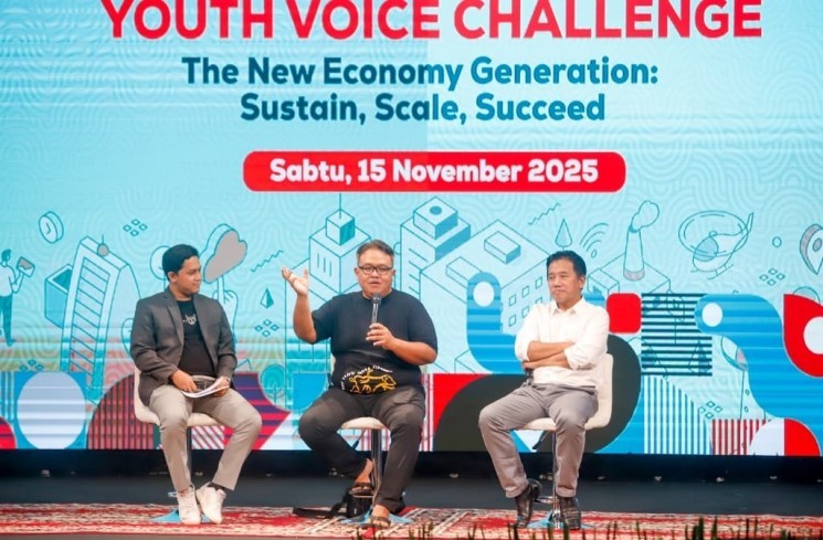 Youth Economics Summit (YES) 2025, digelar oleh Suara.com dan CORE Indonesia, mengusung tema The New Economy Generation: Sustain, Scale, Succeed. [istimewa]