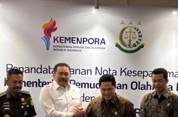 KemenporaKejagung Jalin Kerja Sama Perkuat Pengawasan Anggaran Olahraga