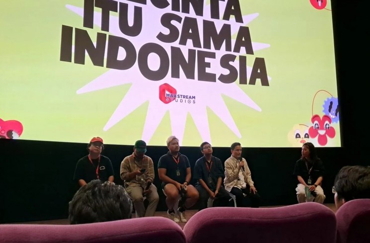 MAXstream Studios Hadirkan Secinta Itu Sama Indonesia. (ANTARA)