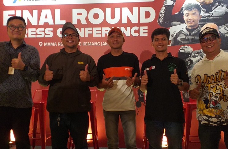 Bareng Atlet Scooter Prix 2025, Saugi, Adi Faisal dan Nurgianto dan lainnya. (mia)
