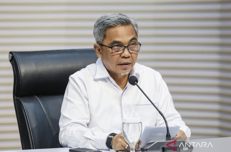 Ketua KPK Setyo Budiyanto menyampaikan keterangan terkait peringatan Hari Antikorupsi Sedunia di Gedung Merah Putih KPK, Jakarta, Rabu (3/12/2025). ANTARA FOTO/Asprilla Dwi Adha/nym.
