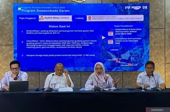 Produksi Garam Nasional 2025 Capai 1 Juta Ton, KKP Fokus Intensifikasi dan Ekstensifikasi Lahan