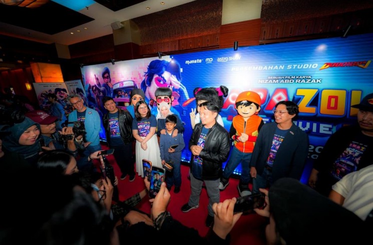 Para Pemain Film 'Papa Zola The Movie'. (ist)