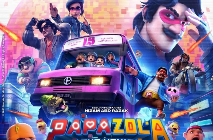 Para Pemain Film 'Papa Zola The Movie'. (ist)