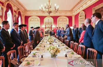 Presiden Prabowo dan Wakil PM Inggris Bahas Kerja Sama Perdagangan di Lancaster House