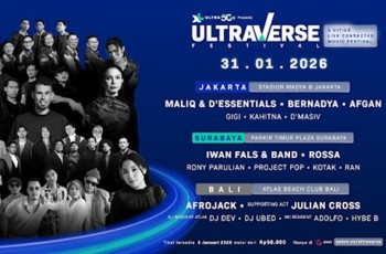 Ultraverse Festival 2026: Konser "Connected Music" Jakarta-Surabaya-Bali Berkat XL Ultra 5G+