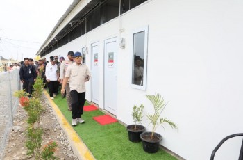 Mendagri Pastikan Huntara Pengungsi di Pidie Jaya Layak Huni dan Nyaman