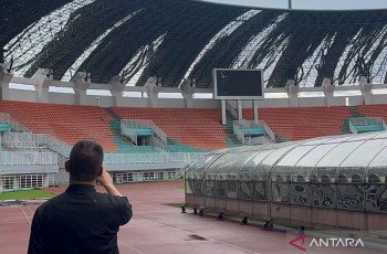 Bupati Bogor Pastikan Stadion Pakansari Aman Gelar Liga 2 Pasca Puting Beliung
