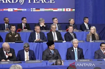 Trump Puji Prabowo di KTT Board of Peace: "Beliau Dihormati Semua Orang"