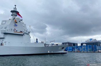 KRI Prabu Siliwangi-321 Tiba di Jakarta Usai Berlayar 44 Hari dari Italia