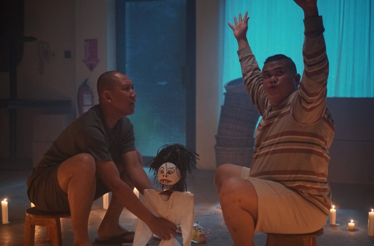 Para Pemain Film Tiba-Tiba Setan. (ist)