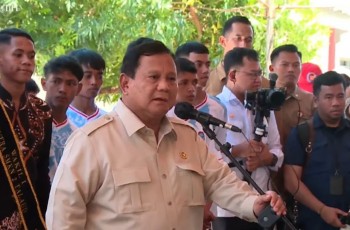Prabowo Jadi Presiden Kedua yang Kunjungi Miangas, Janjikan Renovasi Sekolah dan Puskesmas
