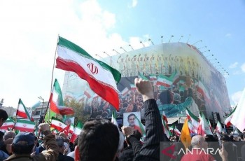 Hampir 90 Hari, Warga Teheran Turun ke Jalan Dukung Pemerintah Iran Lawan AS-Israel