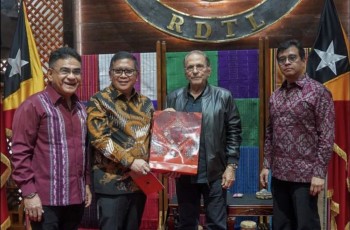 Rencana Kunjungan Megawati ke Dili, Sekjen PDIP Hasto Kristiyanto Temui Presiden Timor Leste