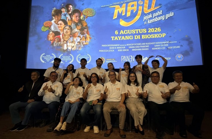 Para Pemain Film 'Maju: Jejak Pahit si Kembang Gula'. (ist)