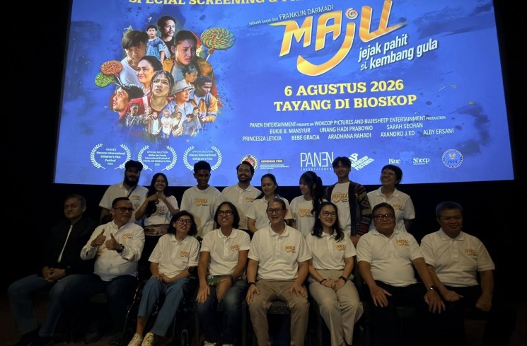 Para Pemain Film 'Maju: Jejak Pahit si Kembang Gula'. (ist)