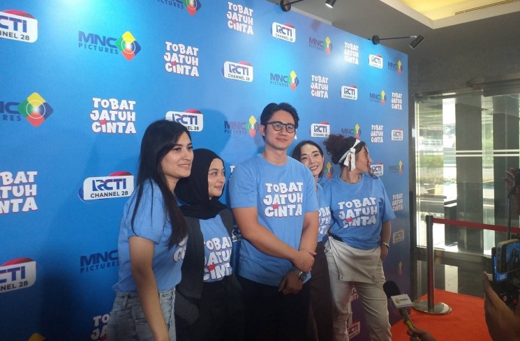 Para pemain sinetron 'Tobat Jatuh Cinta'. (mia)