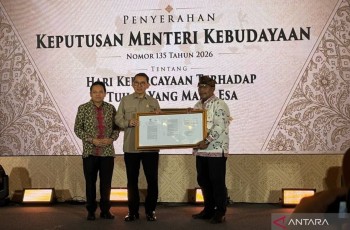 Pemerintah Tetapkan 13 Juli sebagai Hari Kepercayaan Terhadap Tuhan Yang Maha Esa
