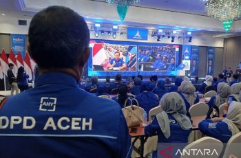 AHY Minta Kader Demokrat Aceh Kawal Pemulihan Bencana dan Jaga Perdamaian