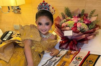 Model Cilik asal Riau, Azima Putri Anandita Raih 2 Prestasi Internasional di Bangkok