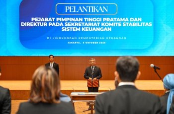Suahasil Nazara Lantik 17 Pejabat Kemenkeu untuk Tuntaskan Target APBN 2026