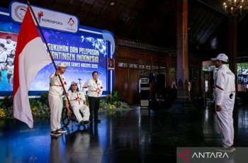 Targetkan 10 Besar Asian Para Games 2026, Kontingen Indonesia Bertolak ke Jepang