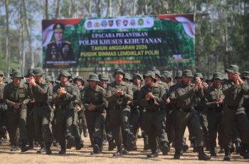 Polri Latih 586 Polsus Kehutanan Targetkan 70 Ribu Personel Amankan Hutan